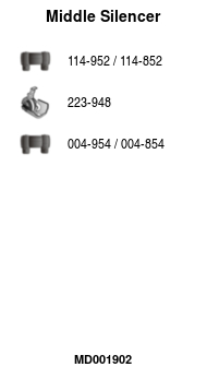 FA1 MD001902 Mittelschalldämpfer