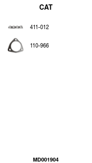 FA1 MD001904 Krümmerkatalysator