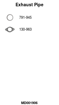 FA1 MD001906 Abgasrohr