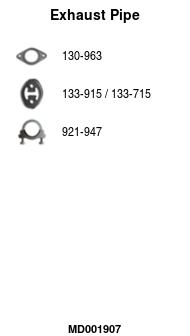 FA1 MD001907 Abgasrohr