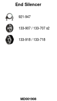 FA1 MD001908 Endschalldämpfer