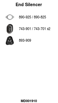 FA1 MD001910 Endschalldämpfer