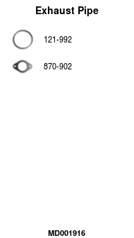 FA1 MD001916 Abgasrohr