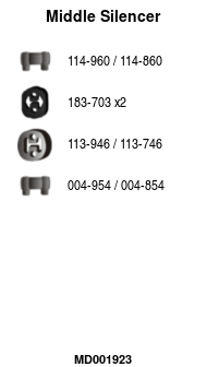 FA1 MD001923 Vorschalldämpfer