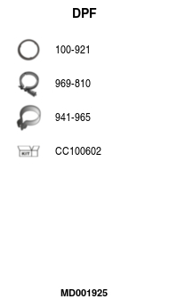 FA1 MD001925 Ruß-/Partikelfilter, Abgasanlage