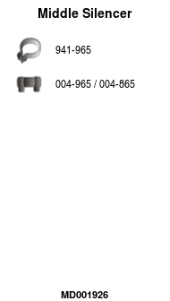 FA1 MD001926 Mittelschalldämpfer