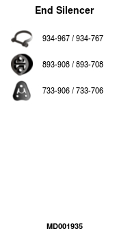 FA1 MD001935 Endschalldämpfer