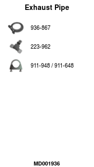 FA1 MD001936 Abgasrohr