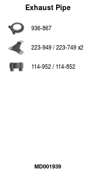 FA1 MD001939 Abgasrohr