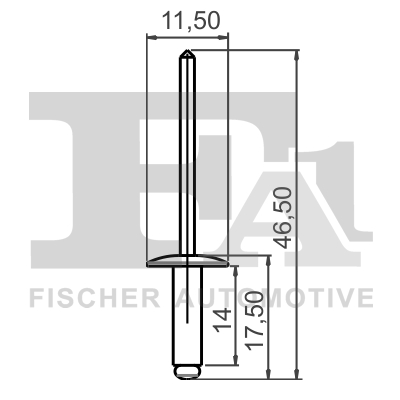FA1 12-20009.25 Sortiment, Blindniet