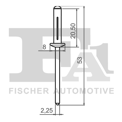 FA1 14-20003.25 Sortiment, Blindniet