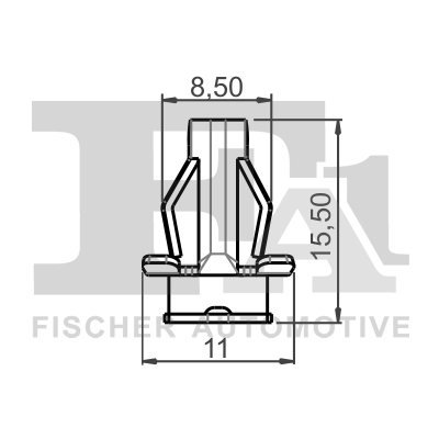 FA1 14-40087.25 Halteklammer