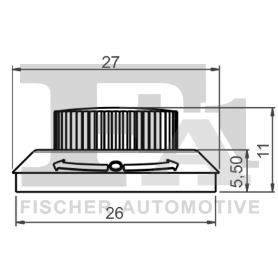 Befestigungselement, Motorabdeckung