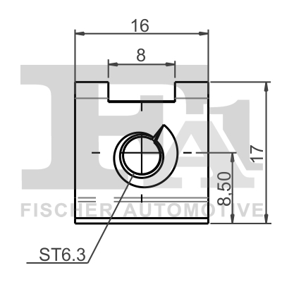 FA1 99-10119.10 Blechmutter