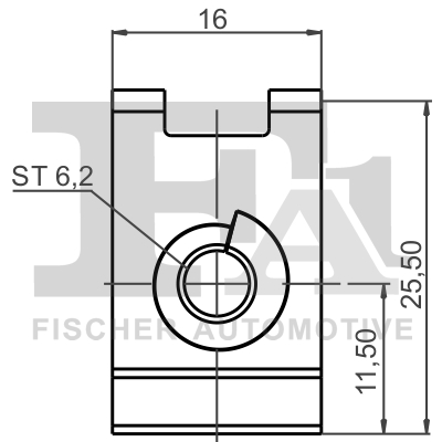 FA1 99-10128.10 Blechmutter