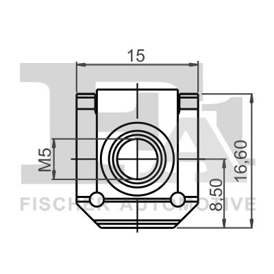 FA1 99-30008.10 Blechmutter