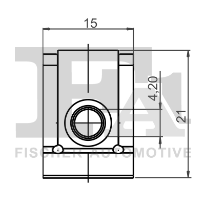 FA1 99-30024.25 Blechmutter