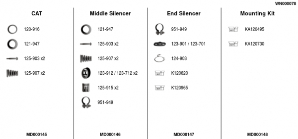 FA1 WN000078 Abgasanlage