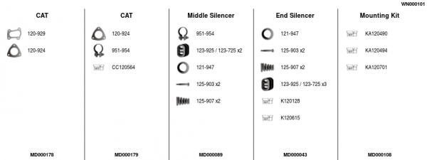 FA1 WN000101 Abgasanlage