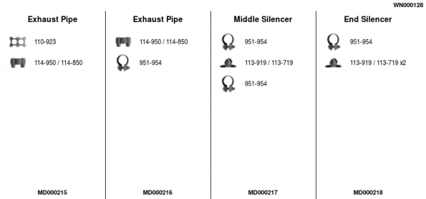 FA1 WN000128 Abgasanlage