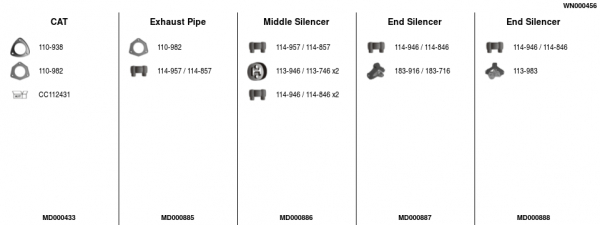 FA1 WN000456 Abgasanlage