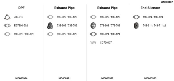 FA1 WN000467 Abgasanlage