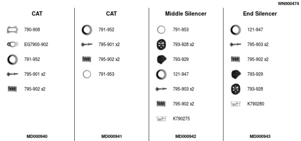 FA1 WN000474 Abgasanlage