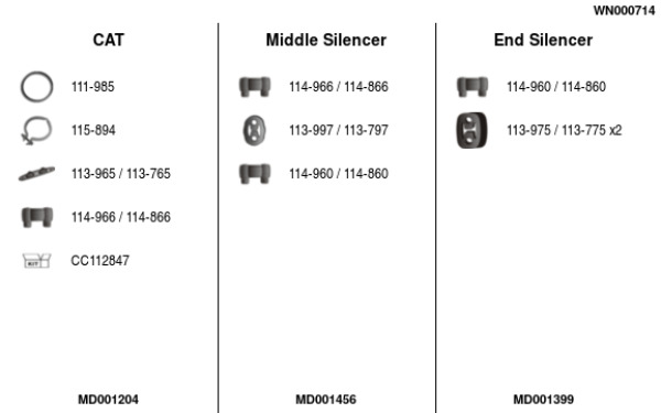 FA1 WN000714 Abgasanlage