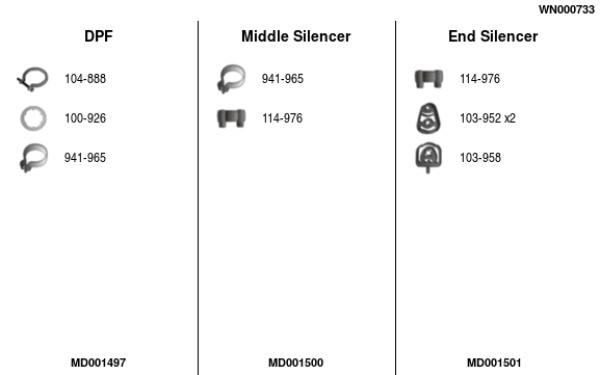 FA1 WN000733 Abgasanlage