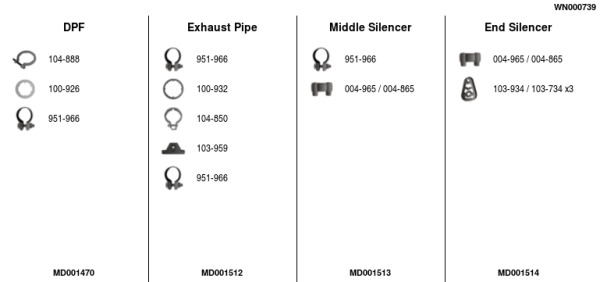 FA1 WN000739 Abgasanlage