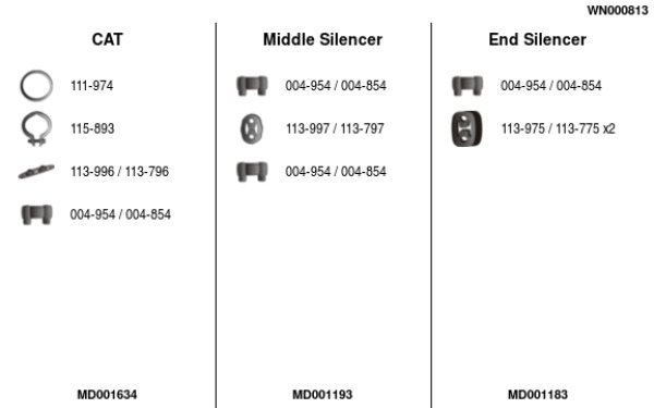 FA1 WN000813 Abgasanlage