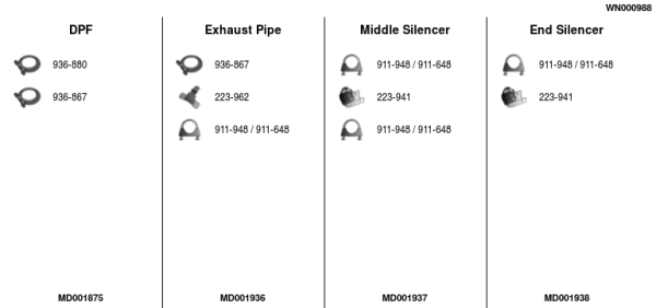 FA1 WN000988 Abgasanlage