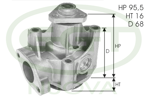 GGT PA00806 Pompa acqua