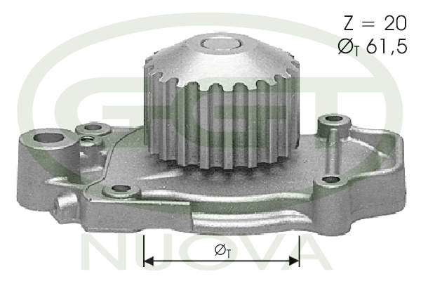 GGT PA10575 Pompa acqua