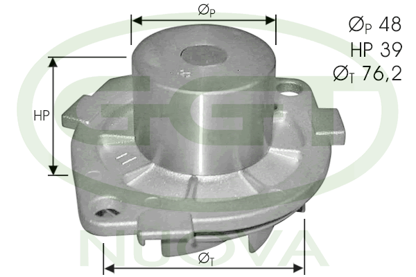 GGT PA10746 Pompa acqua