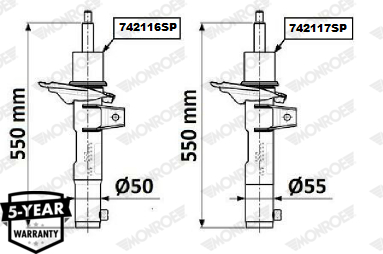 MONROE 742117SP Ammortizzatore