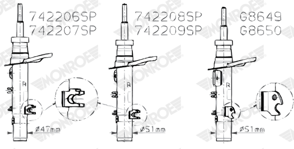 MONROE 742206SP Stoßdämpfer