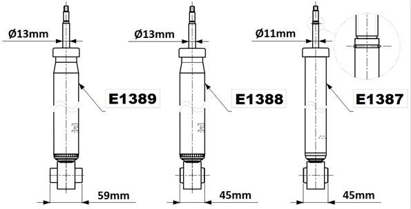 MONROE E1389 Tlumič pérování