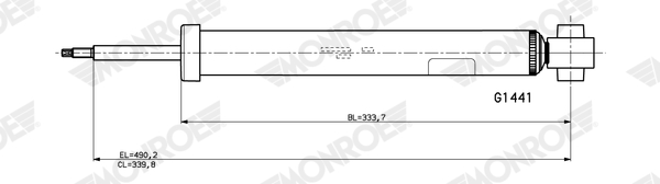 MONROE G1441 GAS-MAGNUM...