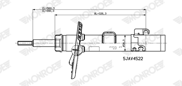 MONROE V4522 SENSA-TRAC...