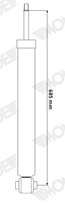 MONROE G43161 MONROE ORIGINAL (Gas Technology) Stoßdämpfer