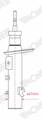 MONROE G8098 MONROE ORIGINAL (Gas Technology) Stoßdämpfer