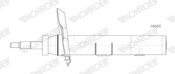MONROE G8666 MONROE ORIGINAL (Gas Technology) Stoßdämpfer