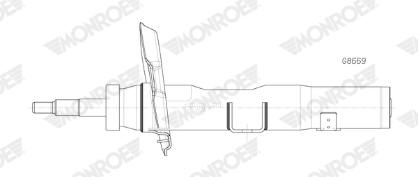 MONROE G8669 MONROE ORIGINAL (Gas Technology) Stoßdämpfer