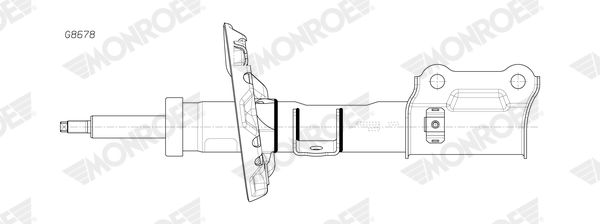 MONROE G8678 MONROE ORIGINAL (Gas Technology) Stoßdämpfer