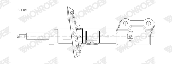 MONROE G8680 MONROE ORIGINAL (Gas Technology) Stoßdämpfer