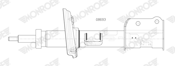 MONROE G8693 MONROE ORIGINAL (Gas Technology) Stoßdämpfer