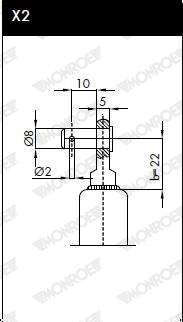 MONROE ML5016 MONROE MaxLift Gasfeder, Koffer-/Laderaum