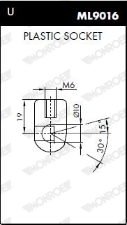 MONROE ML5065 MONROE MaxLift Gasfeder, Koffer-/Laderaum