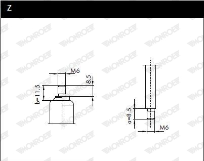 MONROE ML5526 MONROE MaxLift Gasfeder, Koffer-/Laderaum